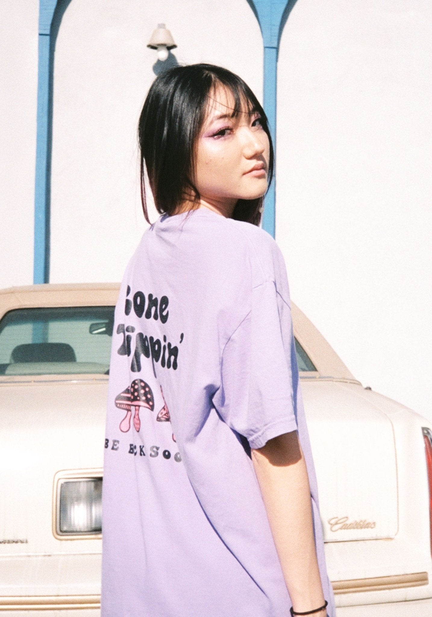 Gone Trippin' Violet Mushroom Tee