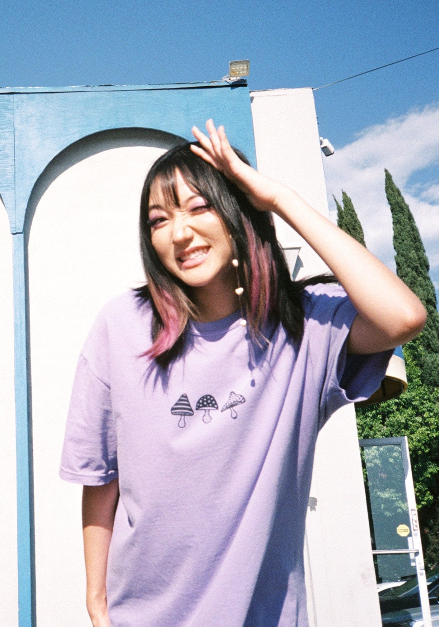 Gone Trippin' Violet Mushroom Tee