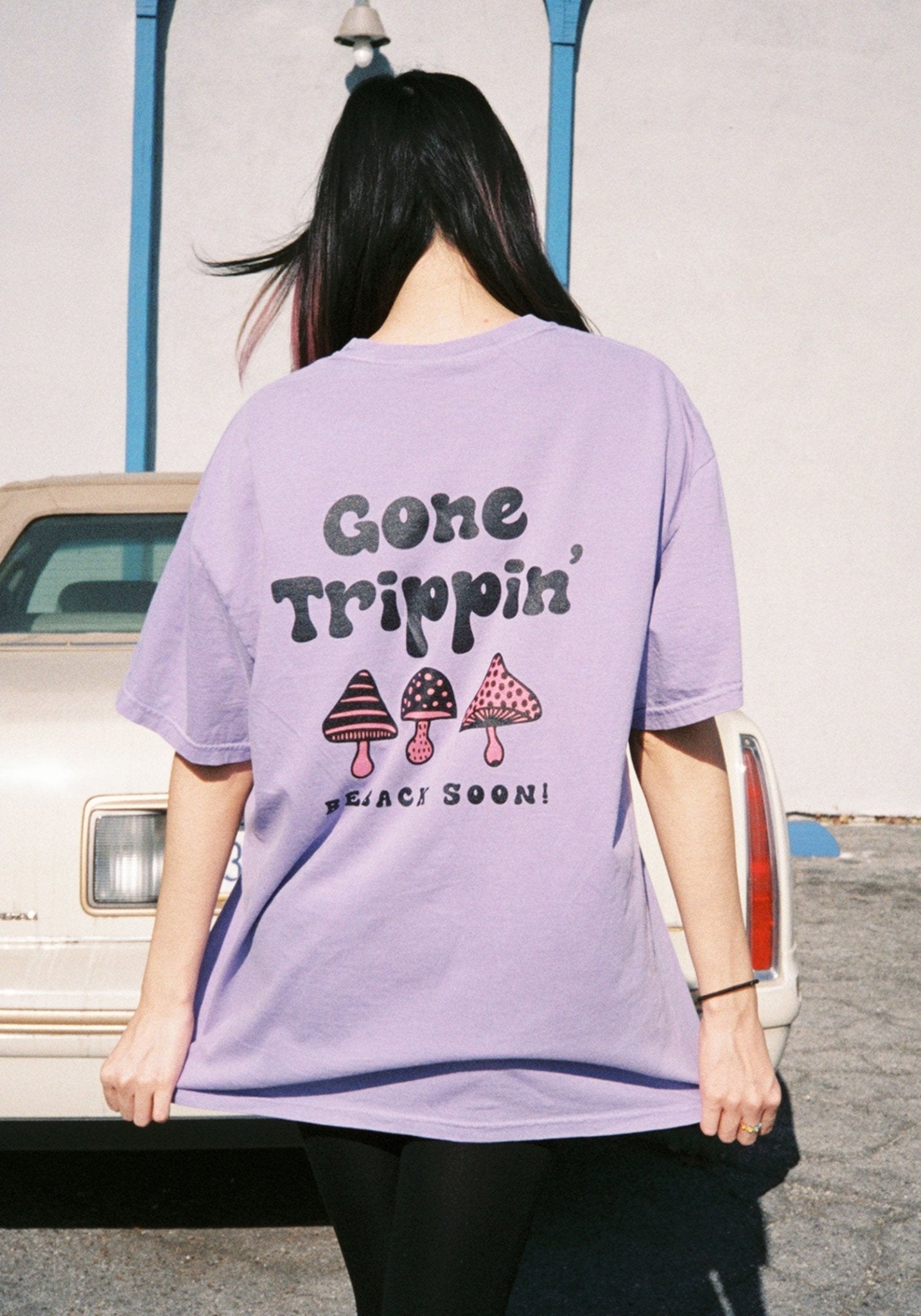 Gone Trippin' Violet Mushroom Tee