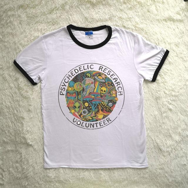 Psychedelic Research Volunteer Ringer Tee