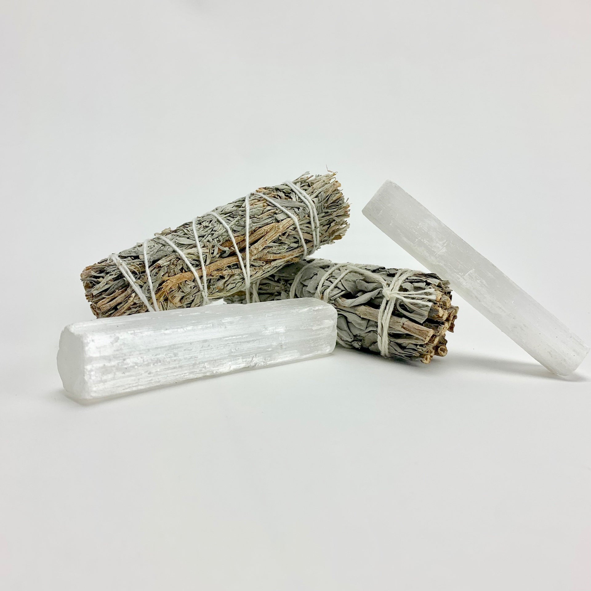 Cleansing Kit - Sage & Selenite Sticks