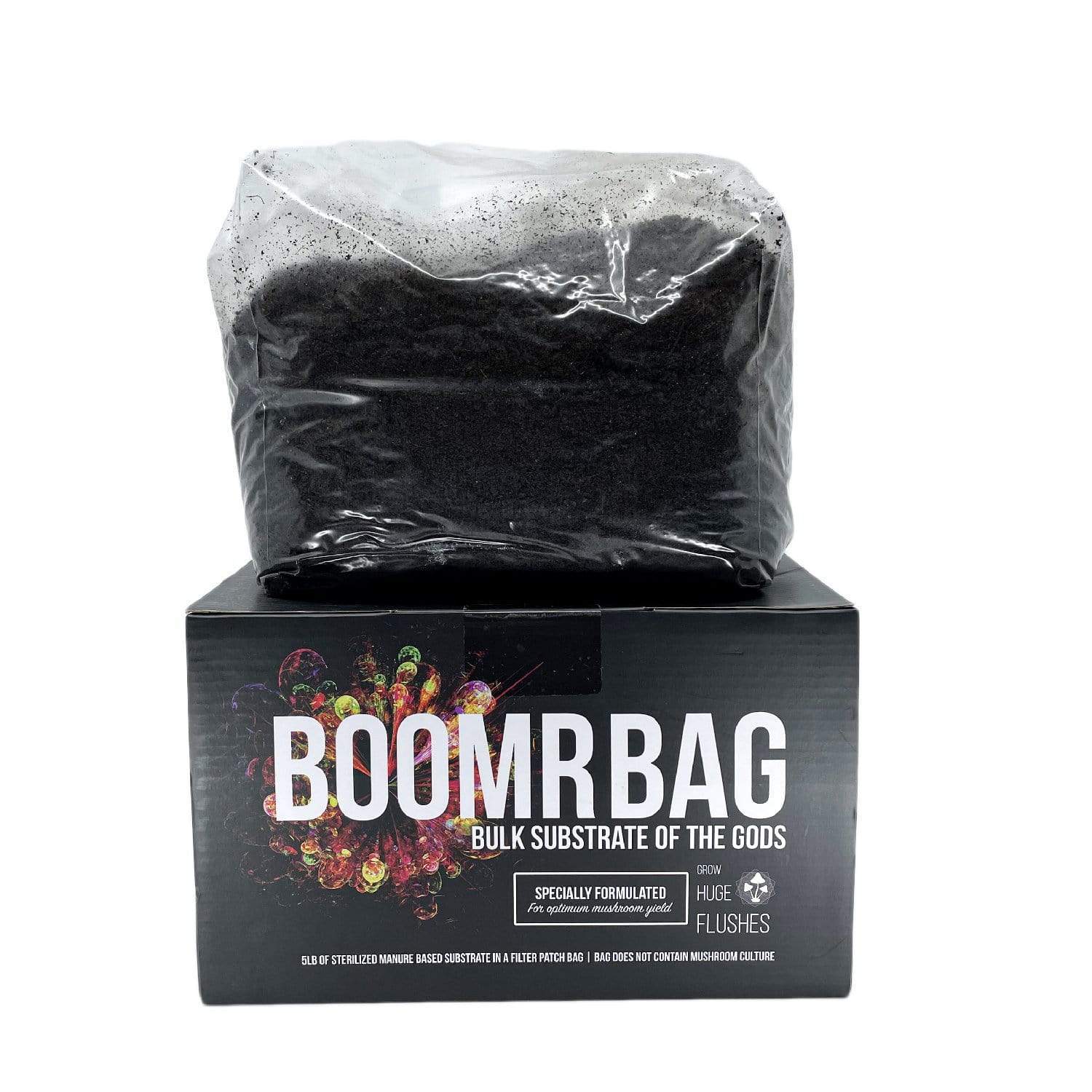 'Boomr Bag' Sterile Manure-Based Mushroom Bulk Substrate